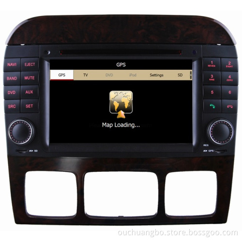 Ouchuangbo Car Radio Stereo for Benz S W220 (1998-2005) GPS Navigation iPod USB Auto Audio DVD Player